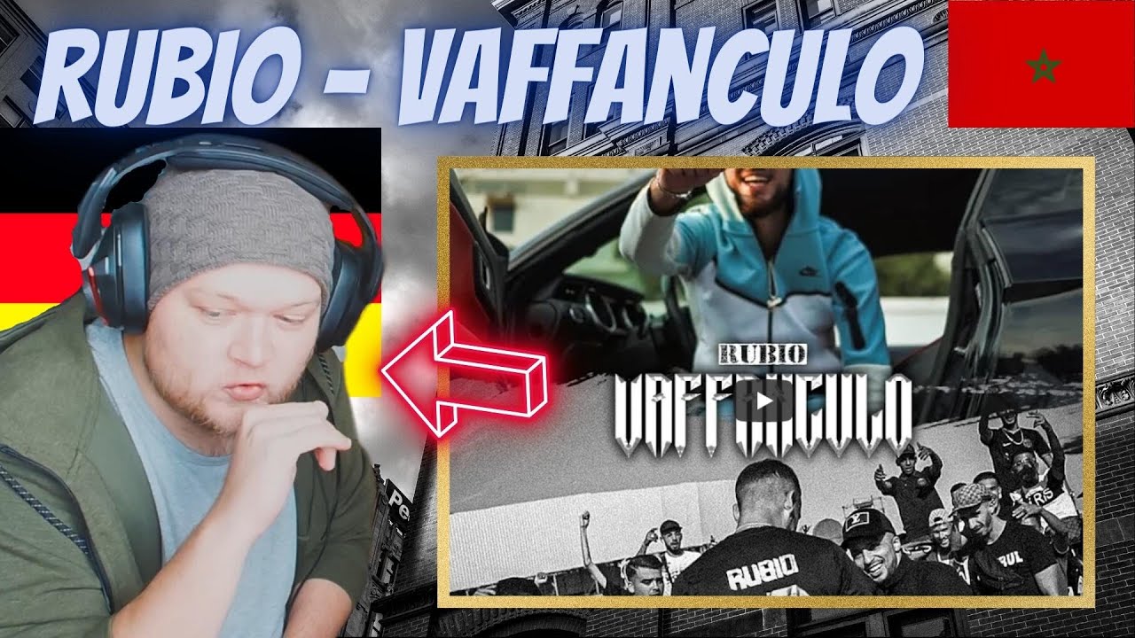 🇲🇦 Rubio - Vaffanculo | GERMAN rapper reacts (with lyrics)