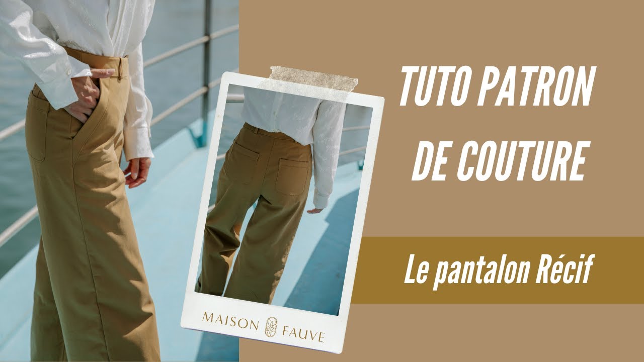 Tuto Couture : Coudre le Pantalon Récif ⛵ Pas à Pas !