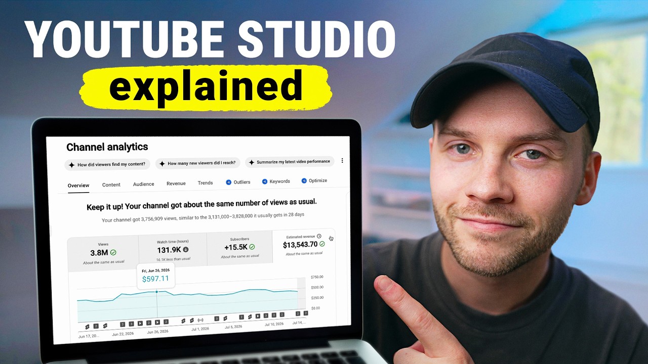 YouTube Studio для начинающих: разбор V1 Kraig