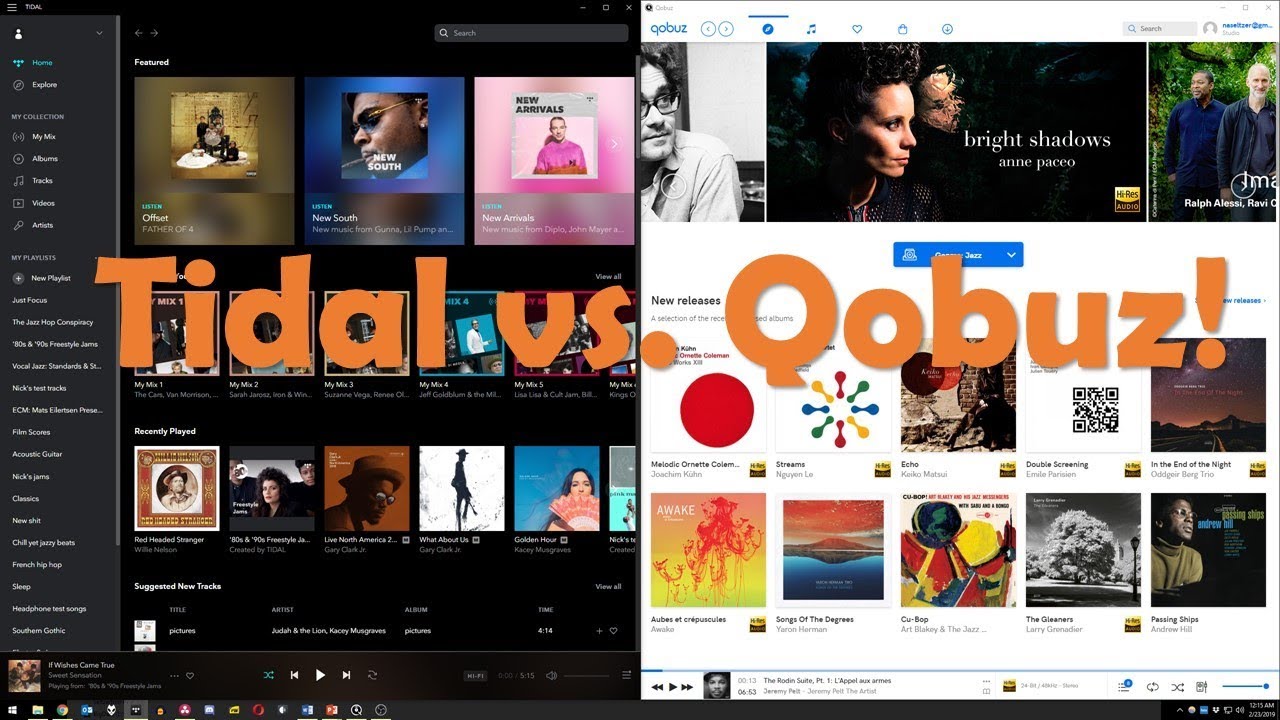 Battle of the Streams: Tidal vs. Qobuz!