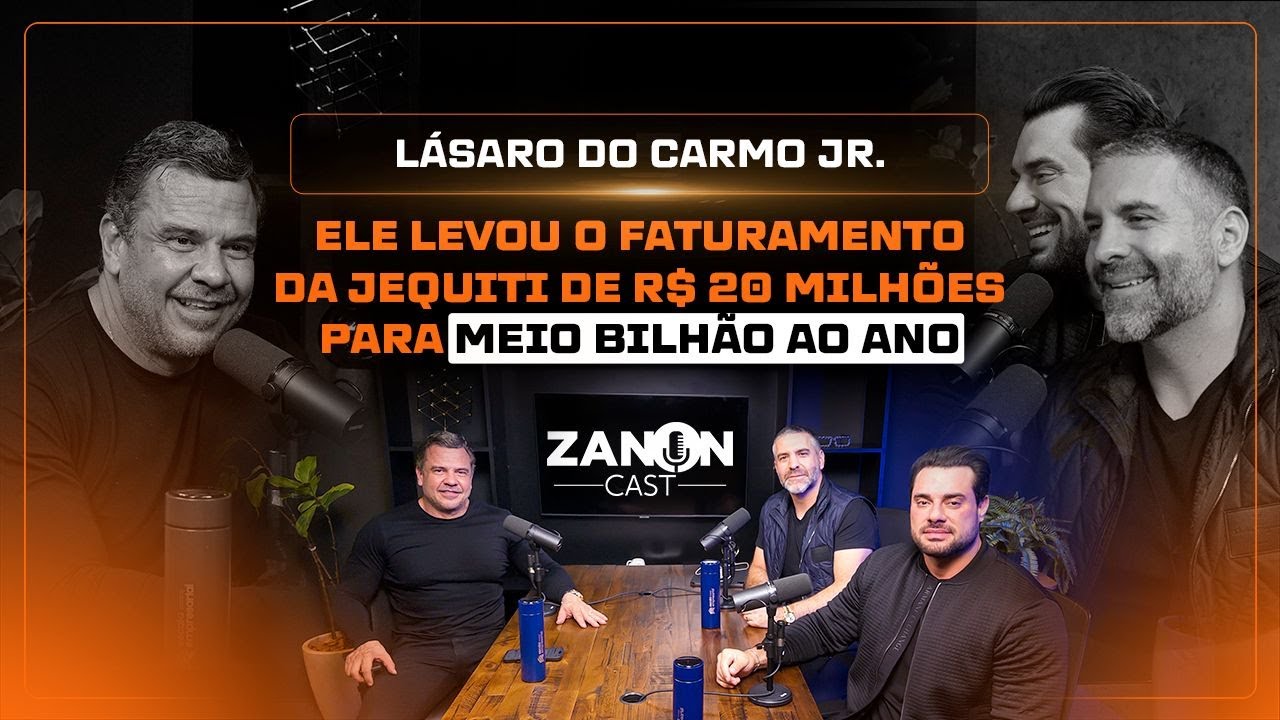 ELE LEVOU O FATURAMENTO DA JEQUITI DE R$20 MILHÕES PARA R$500 MILHÕES AO ANO I ZANON CAST ( Ep.86)