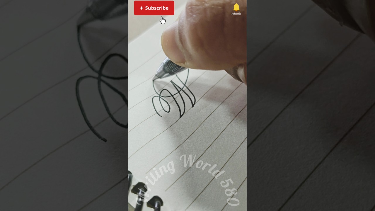 This Cursive W Is So Smooth It's Hypnotic | Turning the letter W into Art | Cursive Handwriting