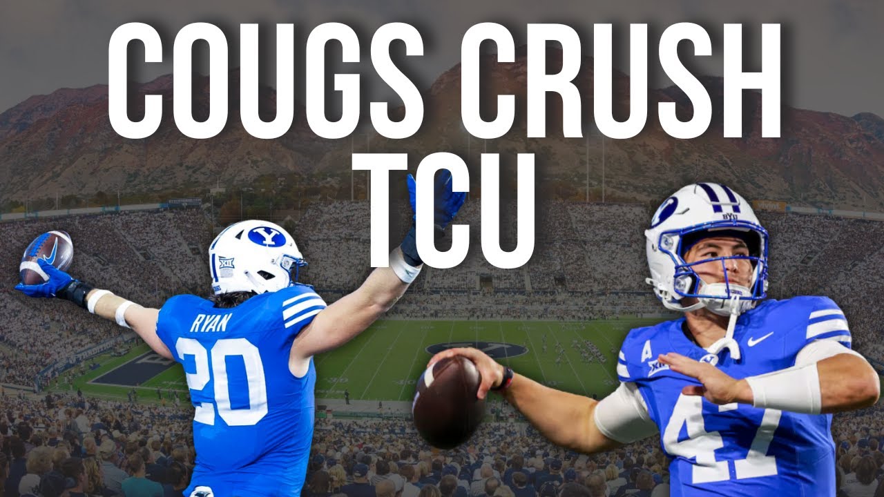 BYU DESTROYS TCU in Provo; Big 12 Title Spot Locked Up?