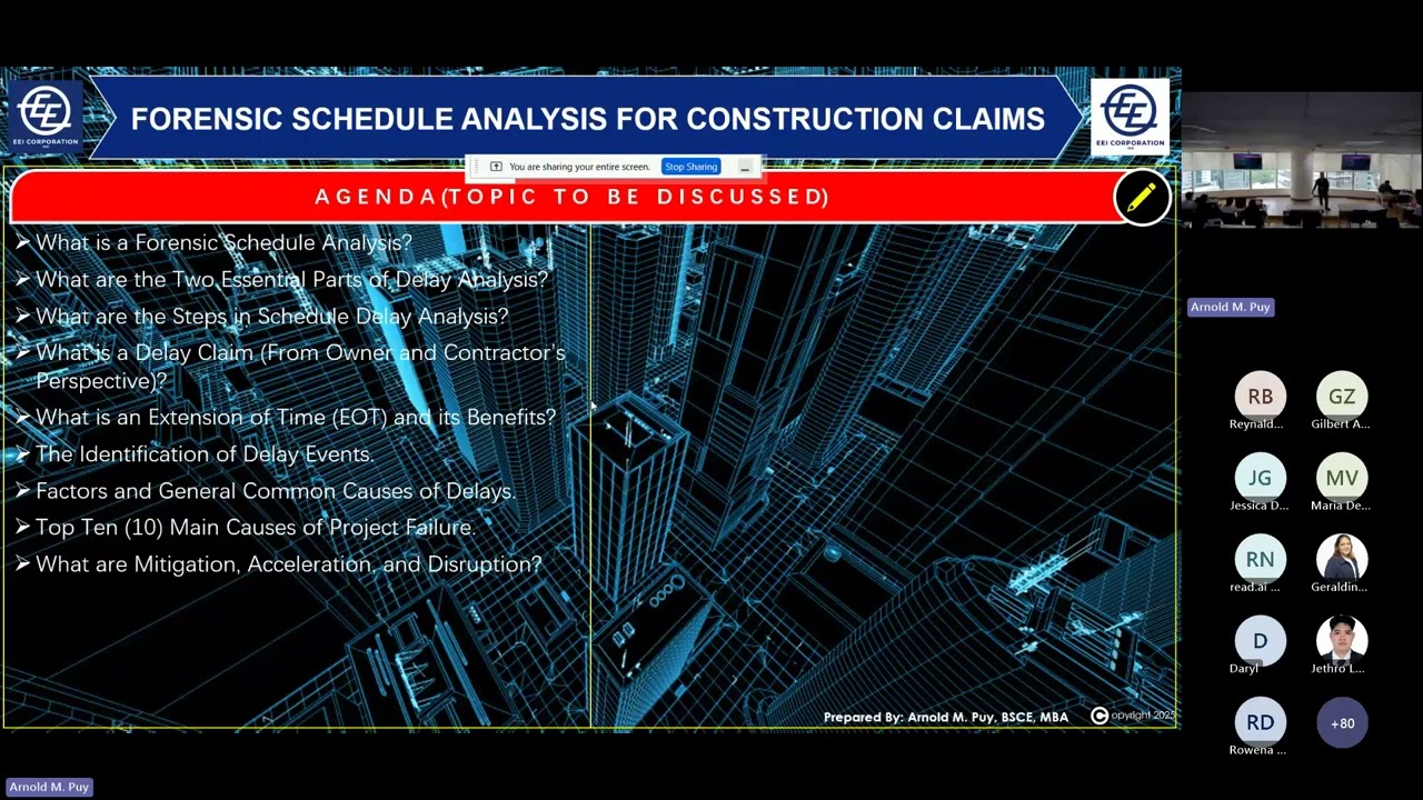Contracts, Planning, Scheduling and Forensic Delay Analysis Part-1