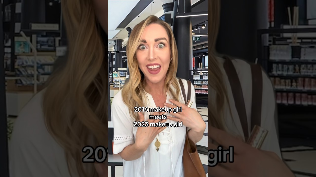 2016 makeup girlie v 2023 makeup girlie #2010s #trends