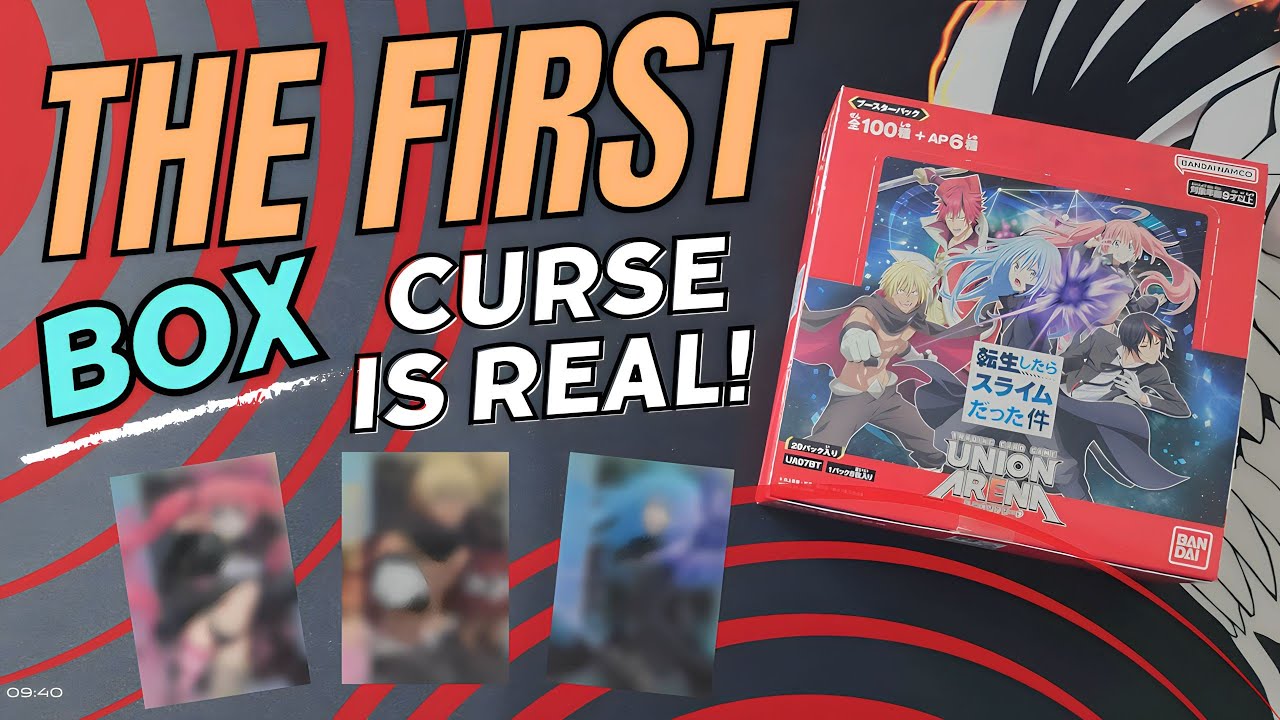 The first box and pack curse!!Union Arena Tensura Unboxing Video