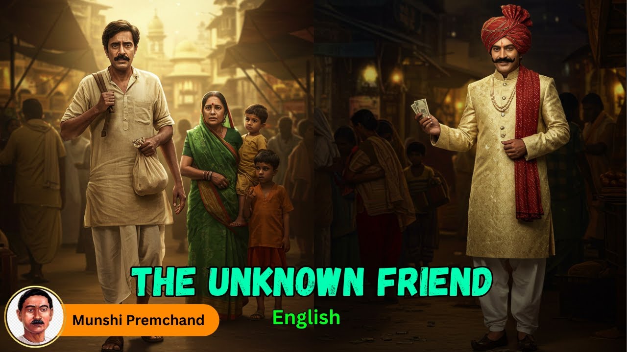 The Unknown Friend- Munshi Premchand | Moral Animated story in English | Social  Message story