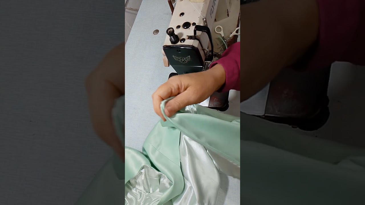 Couture de la fermeture détachable du Corset et finition 