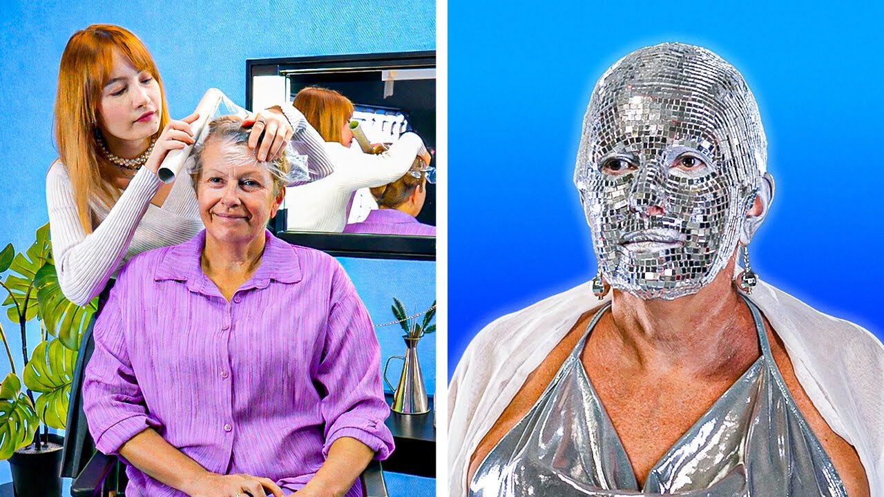 From Mom to Disco Queen 🪩✨ Ultimate Cosplay Glow-Up!