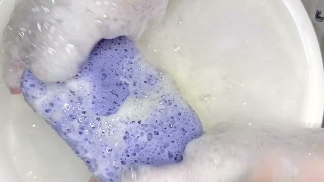 🌿 Greek Olive Oil Soap ASMR- Gentle Foam, Rich Texture, Deep Relaxation #ASMR #OliveOilSoap