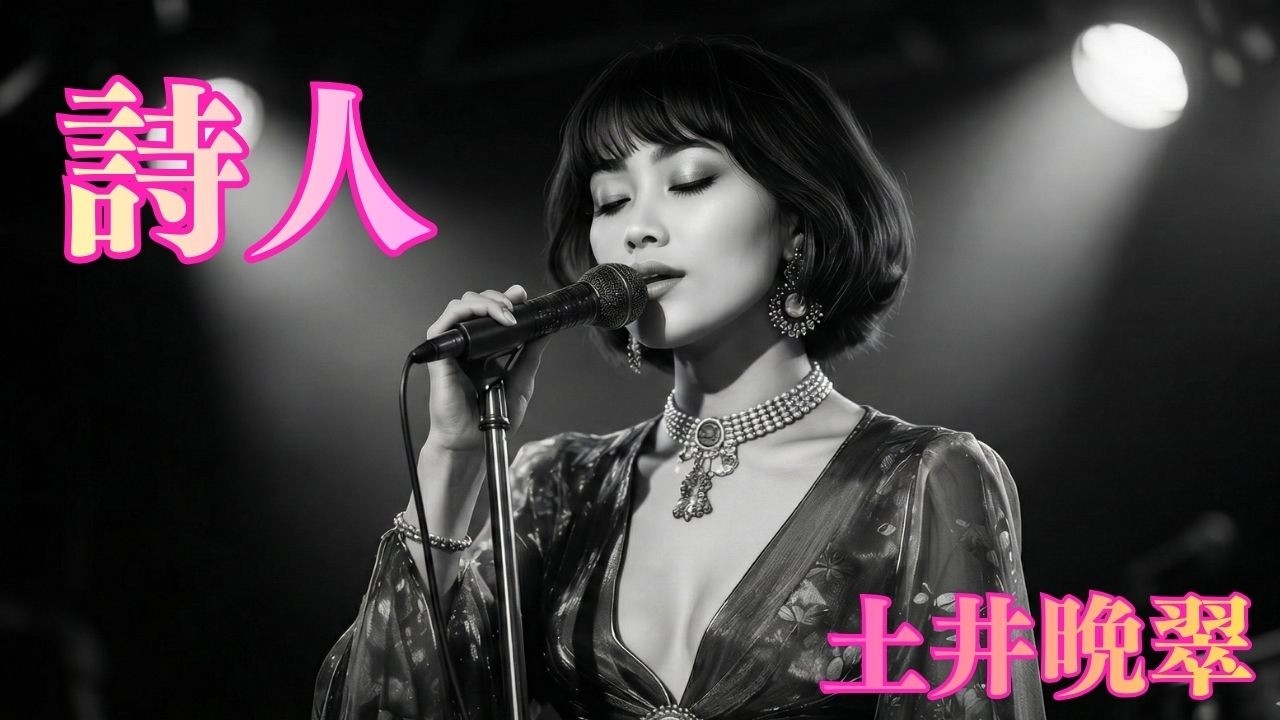 「詩人 」   土井晩翠  ：現世に身を置きながら、心はどこか天上に属している。表には荒れる嵐があるが、底には真珠のような心が隠れているー晩翠が思い描いた「詩人」の姿が目に浮かぶように詠われた詩です。