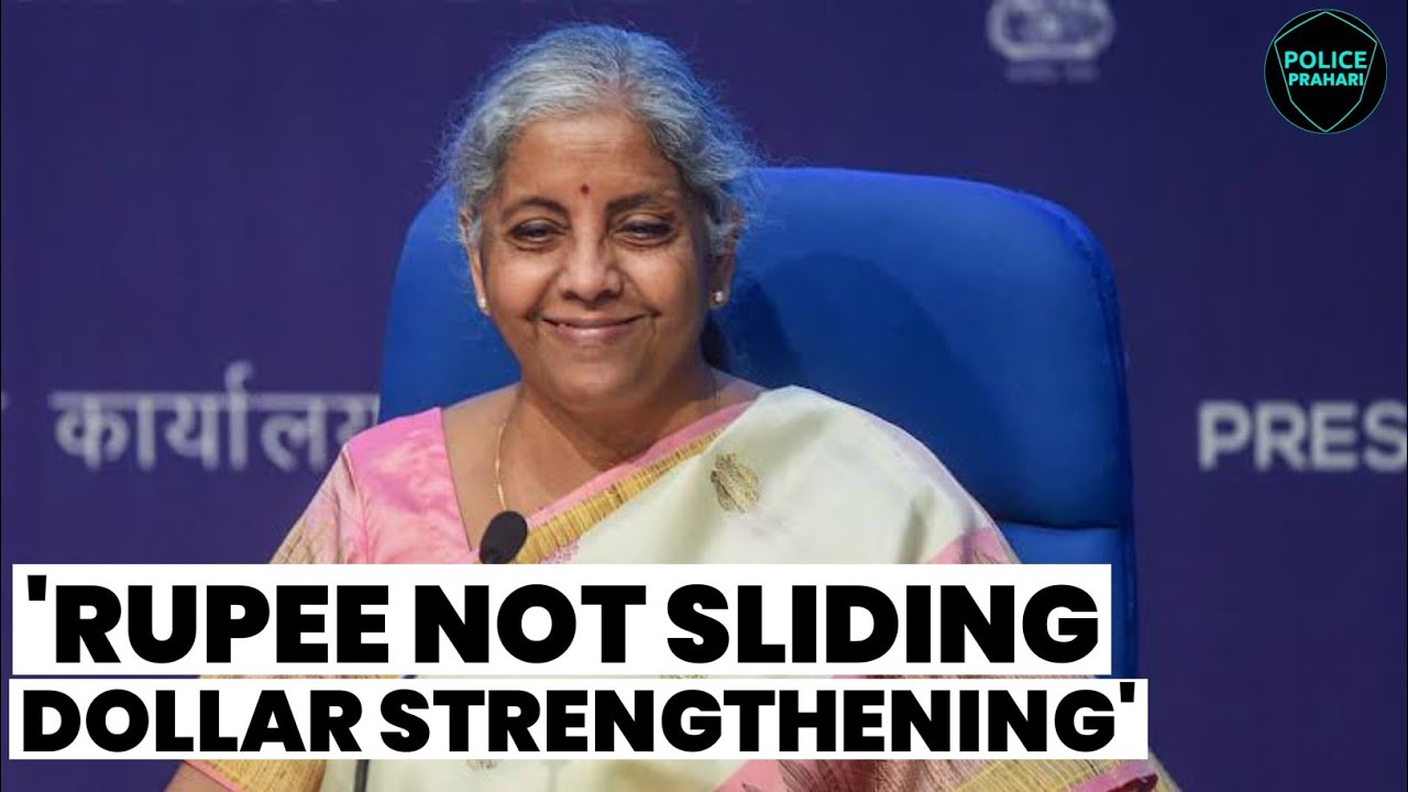 WATCH: Nirmala Sitharaman's Vague Reply to the Question on Indian Rupee falling! Police Prahari