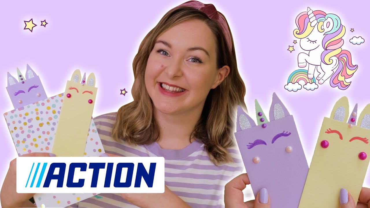 UNICORN DIY: makkelijke boekenlegger ✨  | Action Nederland