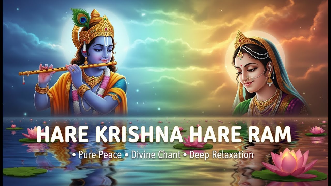 Hare Krishna Hare Ram | 1 Hour 20 Minutes | Peaceful Mahamantra for Meditation & Mind Relaxation