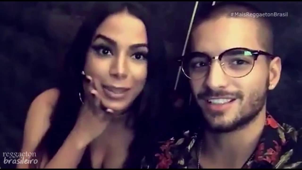 Anitta e Maluma na gravação do clipe de SIM OU NÃO no México | SnapChat