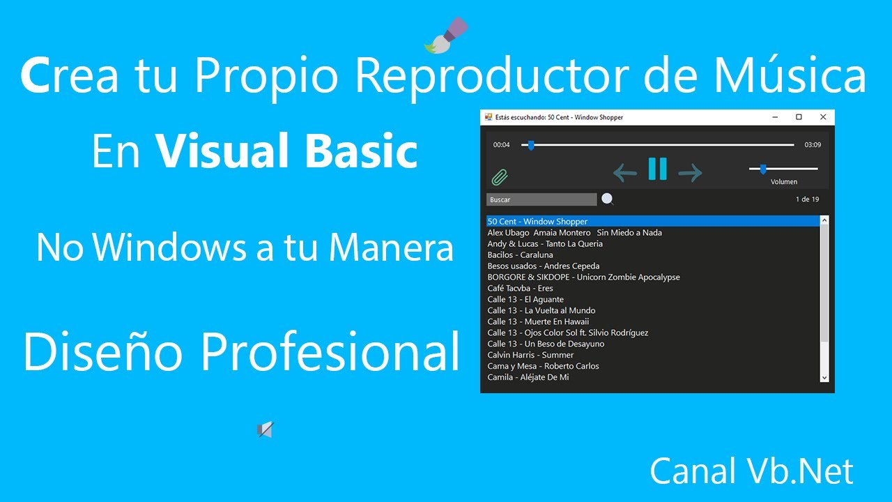 ¿Cómo Crear un Reproductor (No Windows) Profesional en Visual Basic.Net?