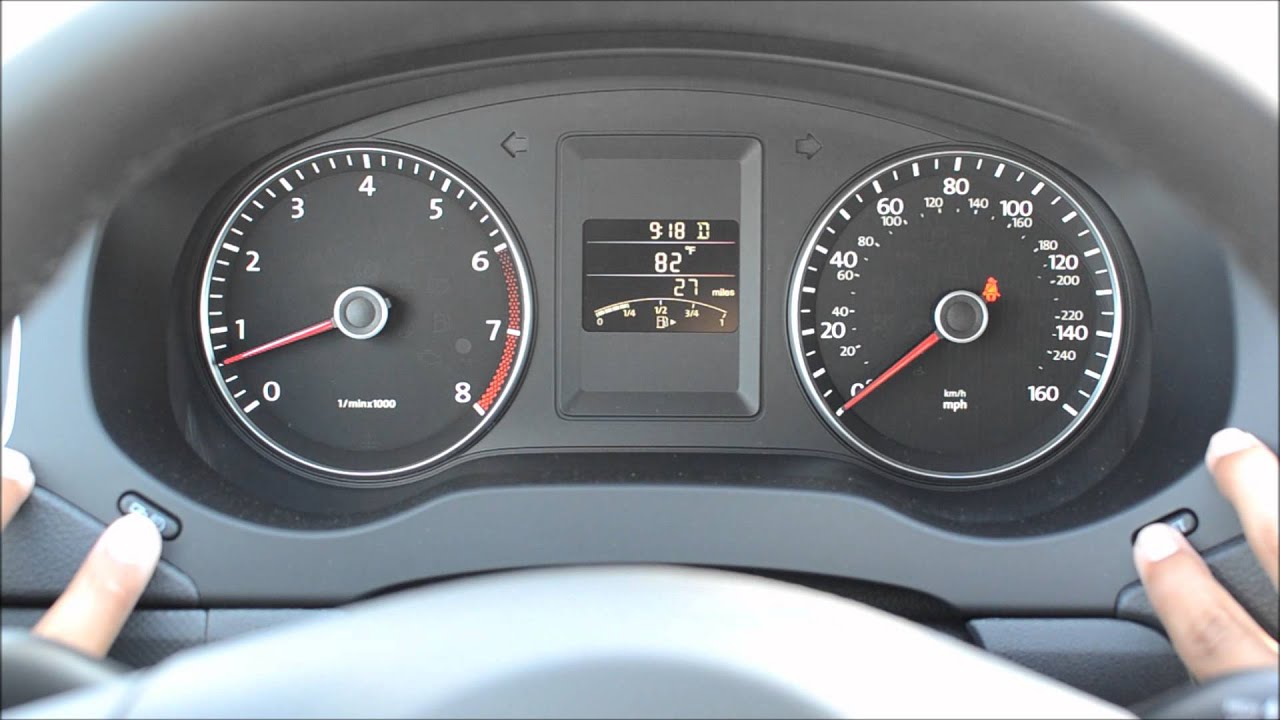 Setting the Clock and other Cool Stuff with VW Instrument Panel Buttons