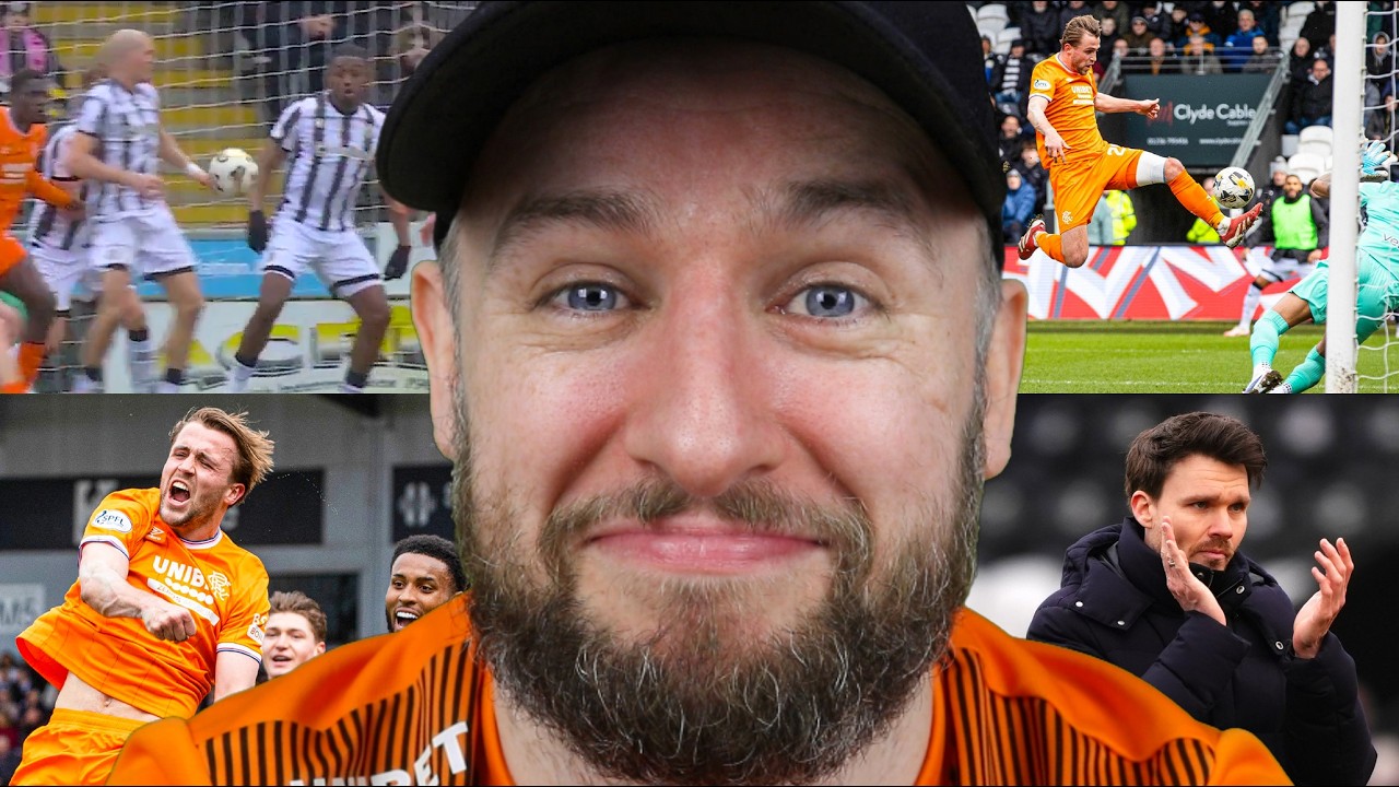 ST MIRREN 0 RANGERS 1 REAKCJA! 3 PUNKTY OD SZCZYTU... JAKIMŚ CELEM... JESZCZE 8 MECZ&Oacute;W DO ROZGRYWKI!