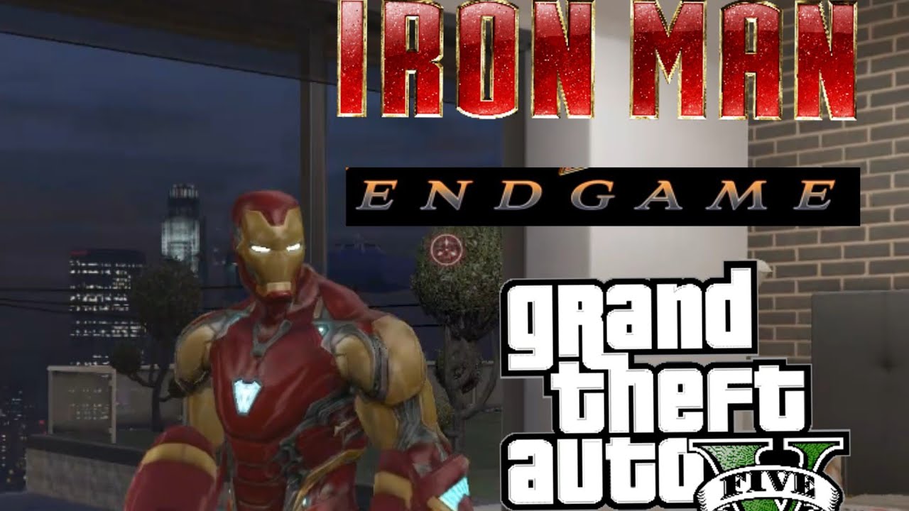 IRON MAN | ENDGAME SUIT | GTA V MOD BY JulioNIB | Demo Gameplay #ironman #endgame #gtavmods