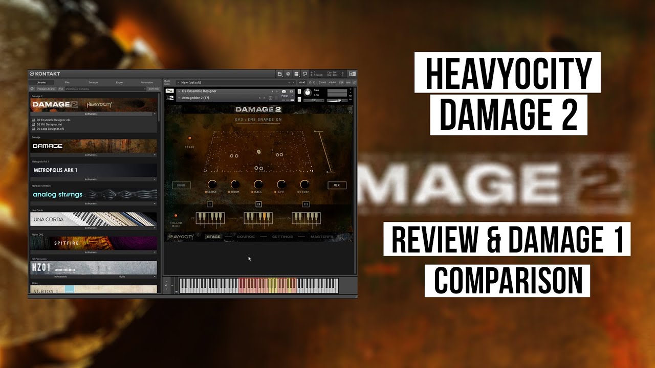 Heavyocity - Damage 2 - Review (+ Damage 1 Comparison)