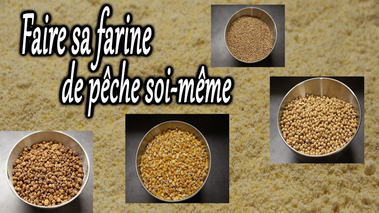 Pêche à la carpe: Faire sa farine soi-même