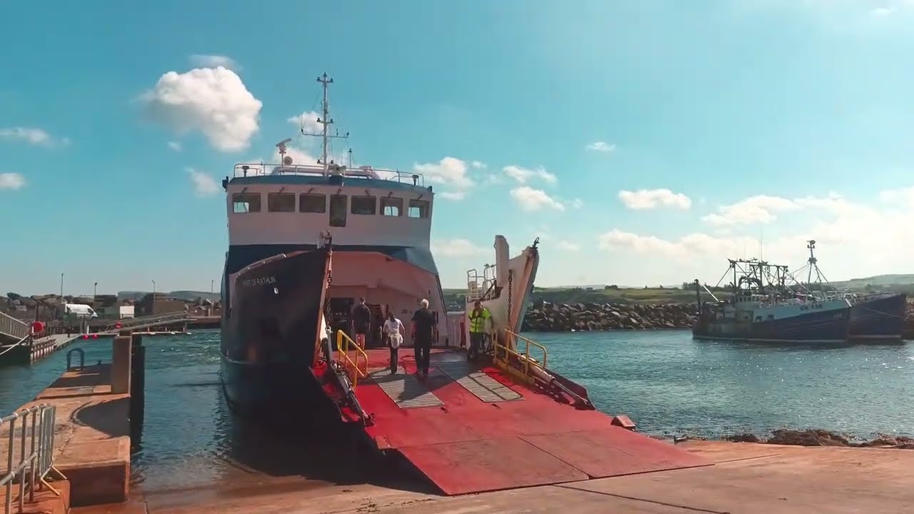 Rathlin Ferry ⛴️ Spirit of Rathlin. Sailing.