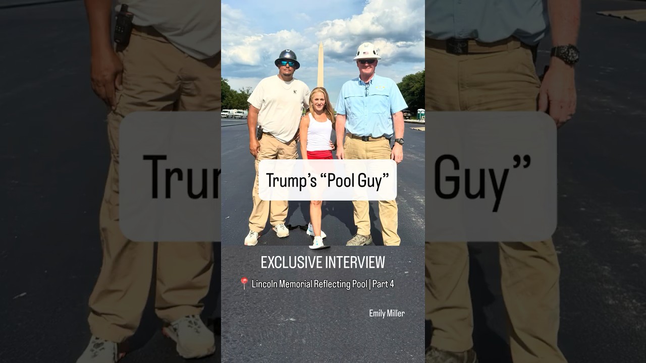 Trump&rsquo;s &ldquo;Pool Guy&rdquo; Exclusive interview about Lincoln Reflecting Pool Repairs