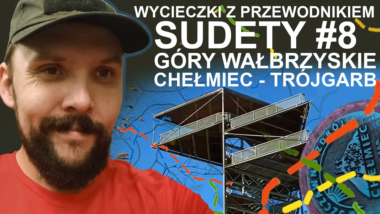 Sudety: G&oacute;ry Wałbrzyskie: Chełmiec - Tr&oacute;jgarb. Przewodnik Sudecki Jakub Grygier
