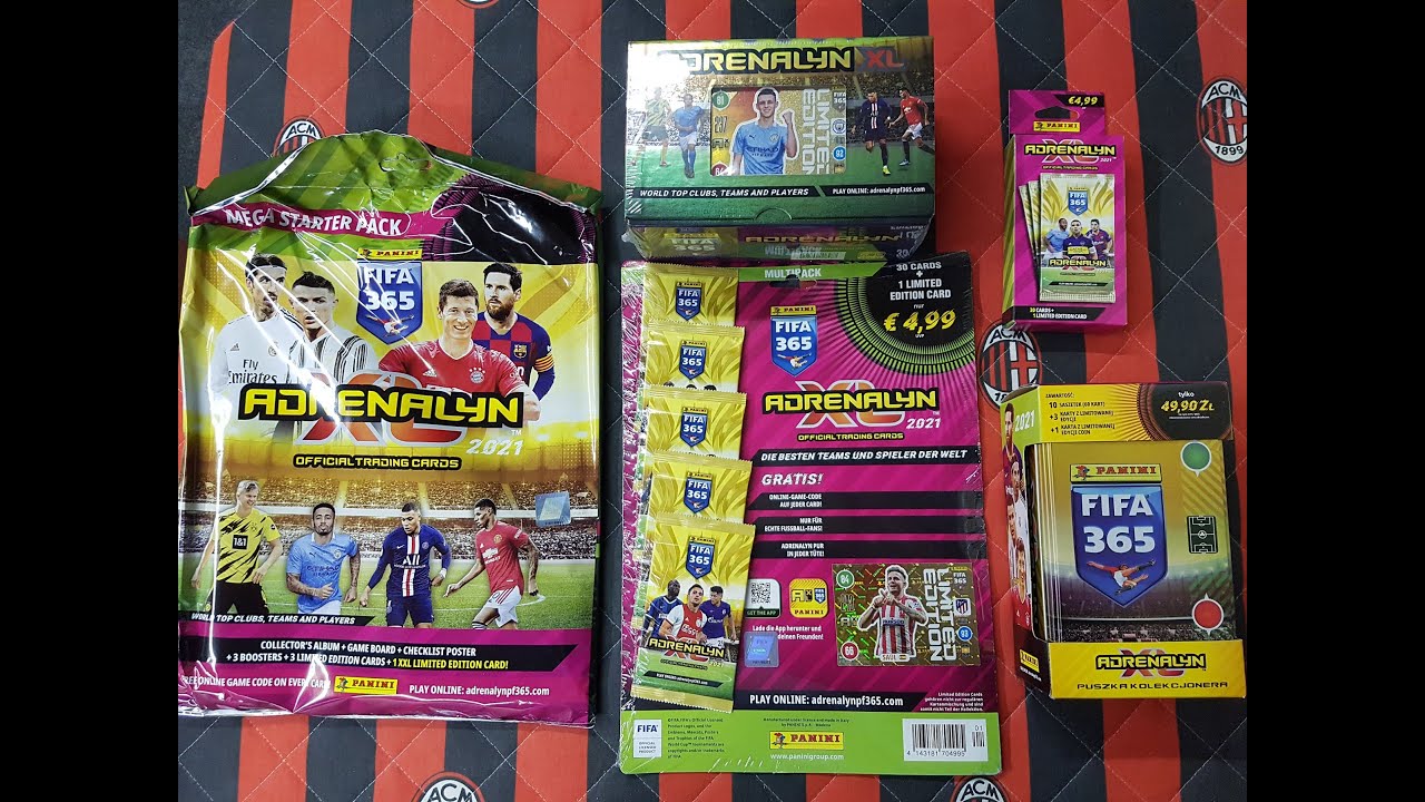 PANINI FIFA 365 2021 - STARTERPACK vs MULTIPACK vs BLISTER vs GIFT BOX vs DUŻA PUSZKA - 3 RARKI !!!
