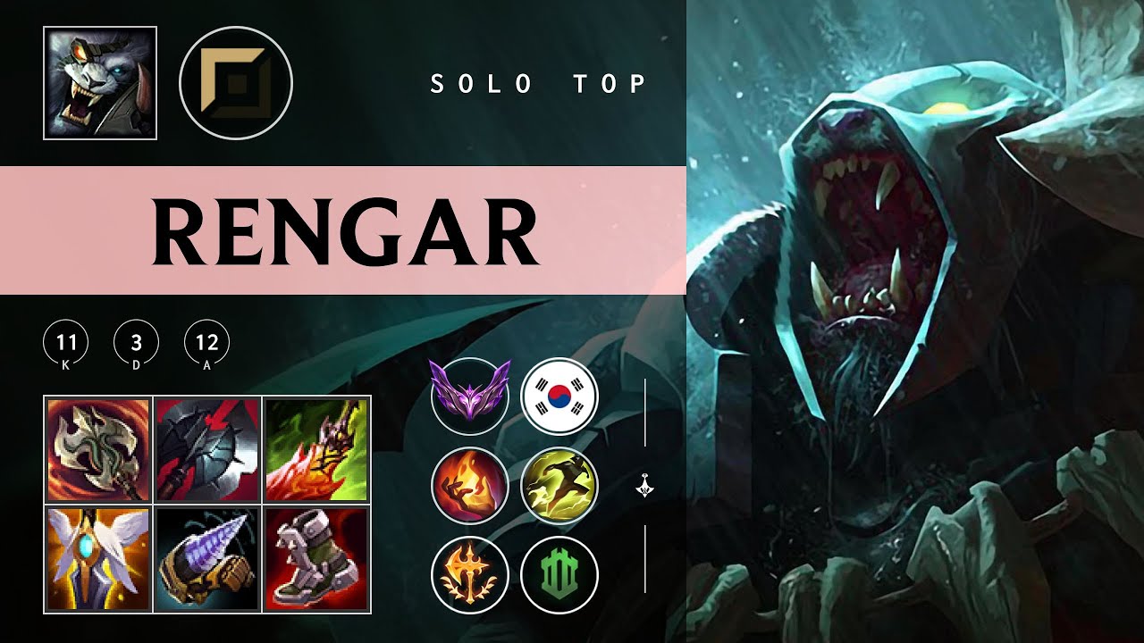 Rengar Top vs Jayce - KR Master Patch 25.22