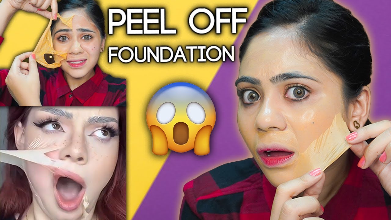 Viral Peel Off Foundation | Testing Viral Hacks | Ronak Qureshi