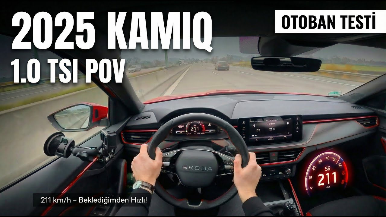 Otoban Testi 2025 Skoda Kamiq | 1.0 TSI POV Test | Bölüm 2