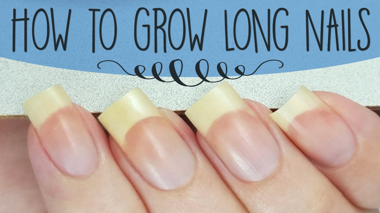 How To Grow Long Nails. My Nail Care Routine!