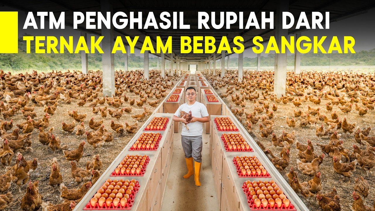 TERNAK AYAM BEBAS SANGKAR HASILKAN TELUR OMEGA DAN AYAMNYA BAHAGIA