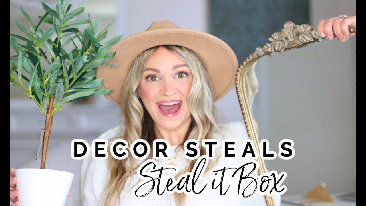 DECOR STEALS 'STEAL IT BOX' UNBOXING Summer 2021 - Best Home Decor Box EVERRRRRR. 😱😱😱😍