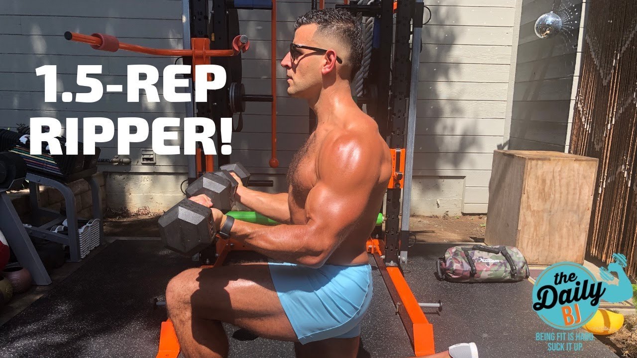 🔥1.5 Rep Ripper! | Full-Body Workout Exercises BJ Gaddour Men's Health MetaShred