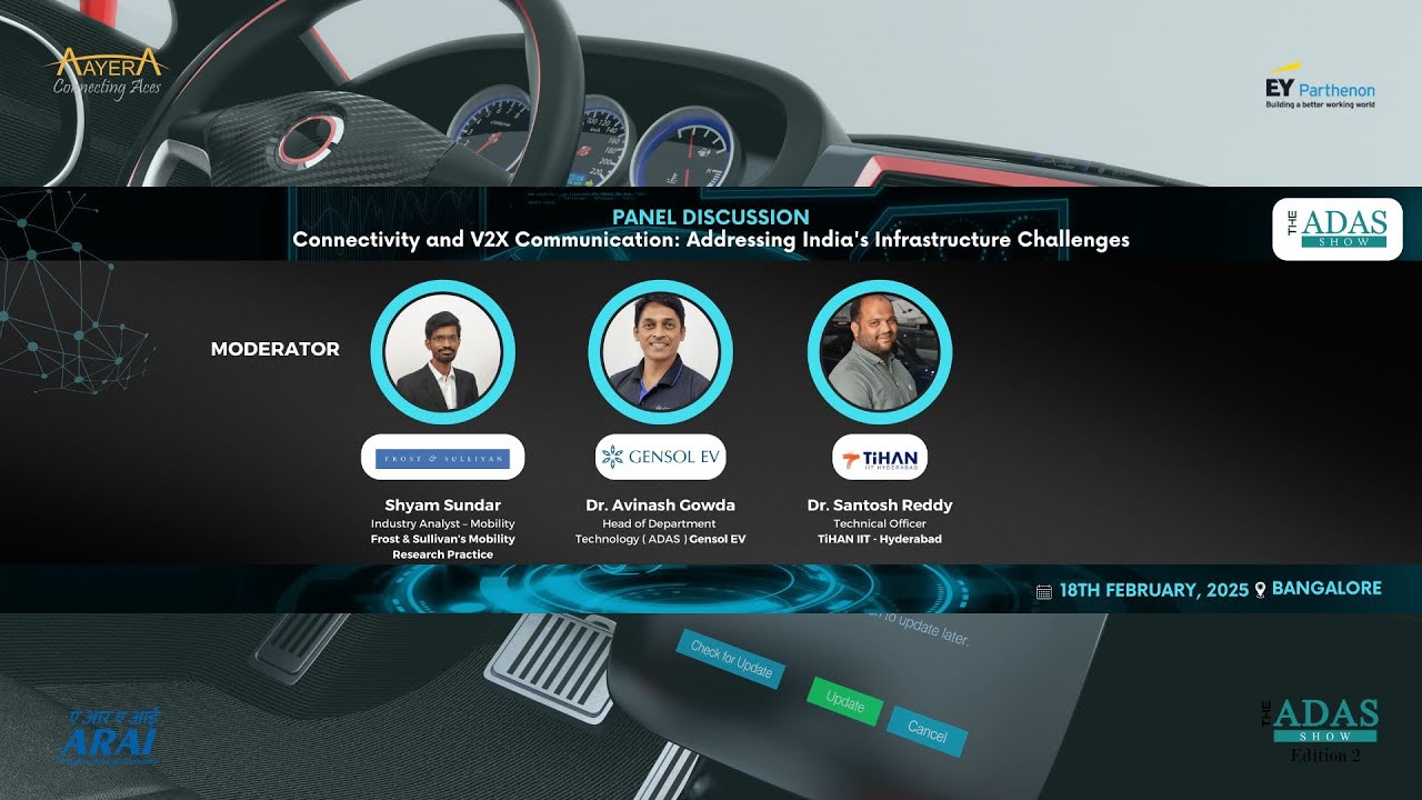 Panel Discussion |  Connectivity and V2X Communication | THE ADAS SHOW 2025 | Edition 2
