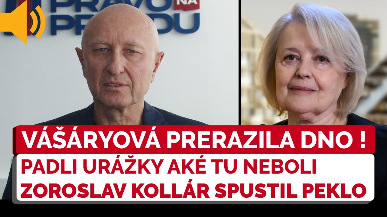 Zoroslav Koll&aacute;r vytrel s V&aacute;&scaron;&aacute;ryovou podlahu. T&Aacute; neskutočne dour&aacute;žala v&scaron;etk&yacute;ch, od Fica po Ga&scaron;para