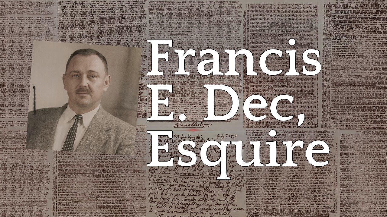 Francis E. Dec, Esquire (October 31st, 2025) - Mad at the Internet 