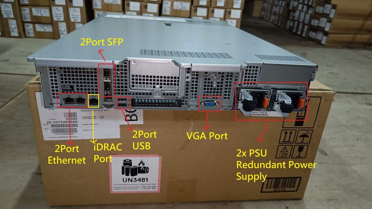 Unboxing R760xs Dell server