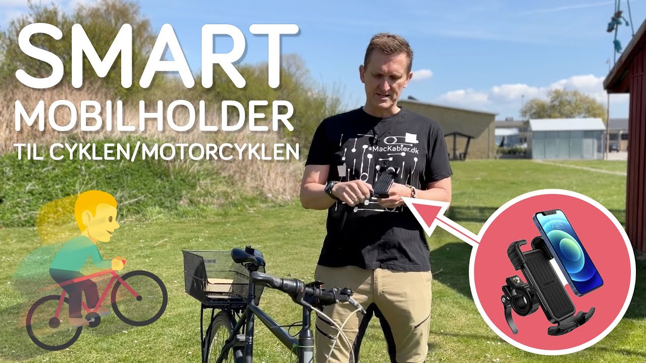 Smart mobilholder til cyklen/motorcyklen