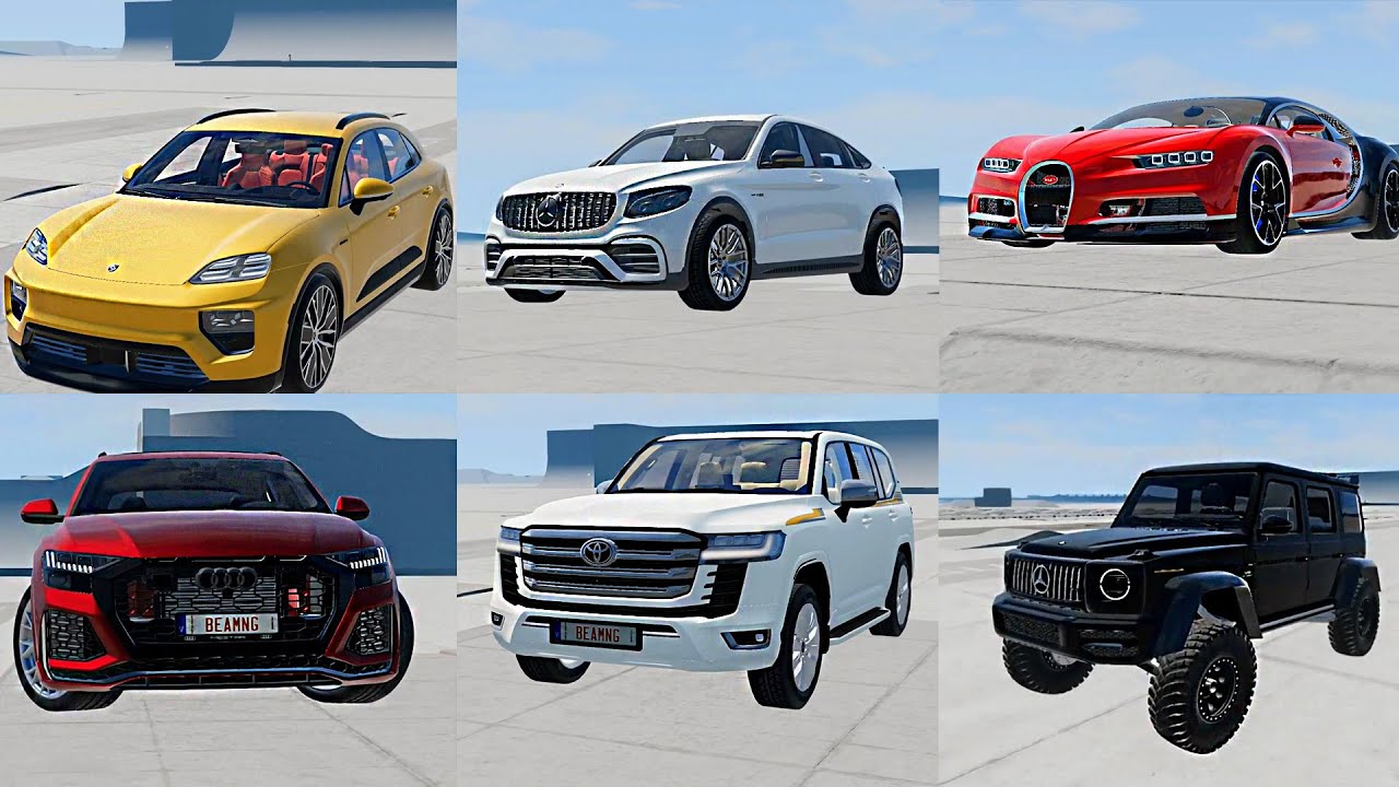 Test Super cars BIG JUMP - BeamNG.drive