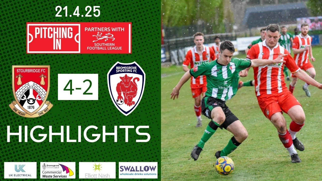 Sporting safe despite defeat at Stourbridge | Stourbridge 4-2 Bromsgrove Sporting