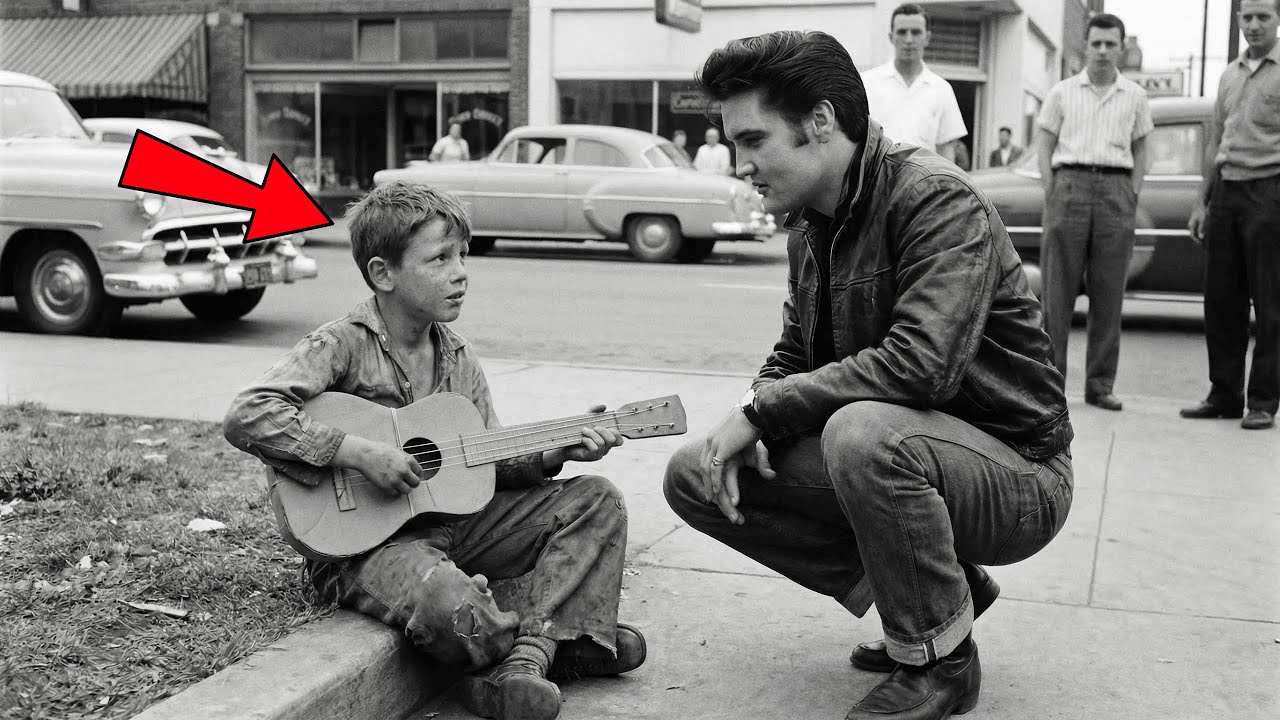 A Street Kid Played an Elvis Song on a CARDBOARD Guitar — Elvis Presley Heard It and THIS happened