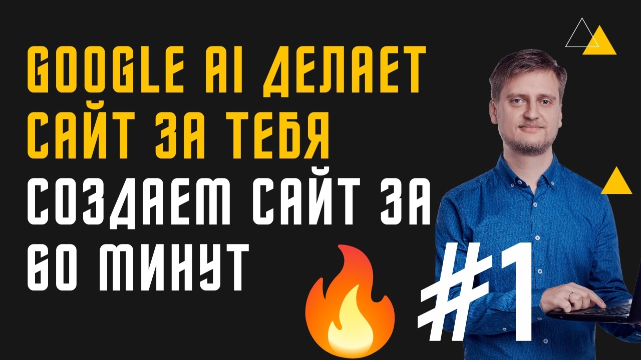 Создание сайта за 1 час в Google AI Studio | Часть #1