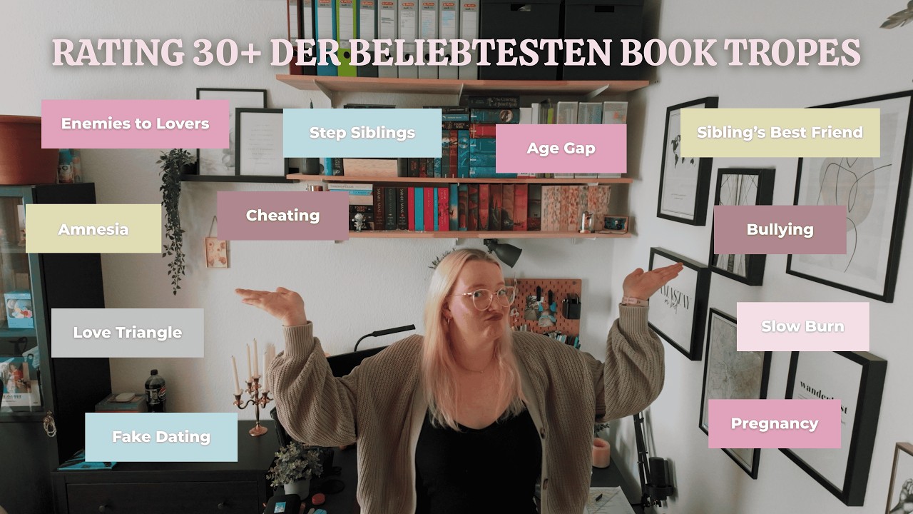 30+ der beliebtesten Book Tropes bewerten 📚⭐️🚨
