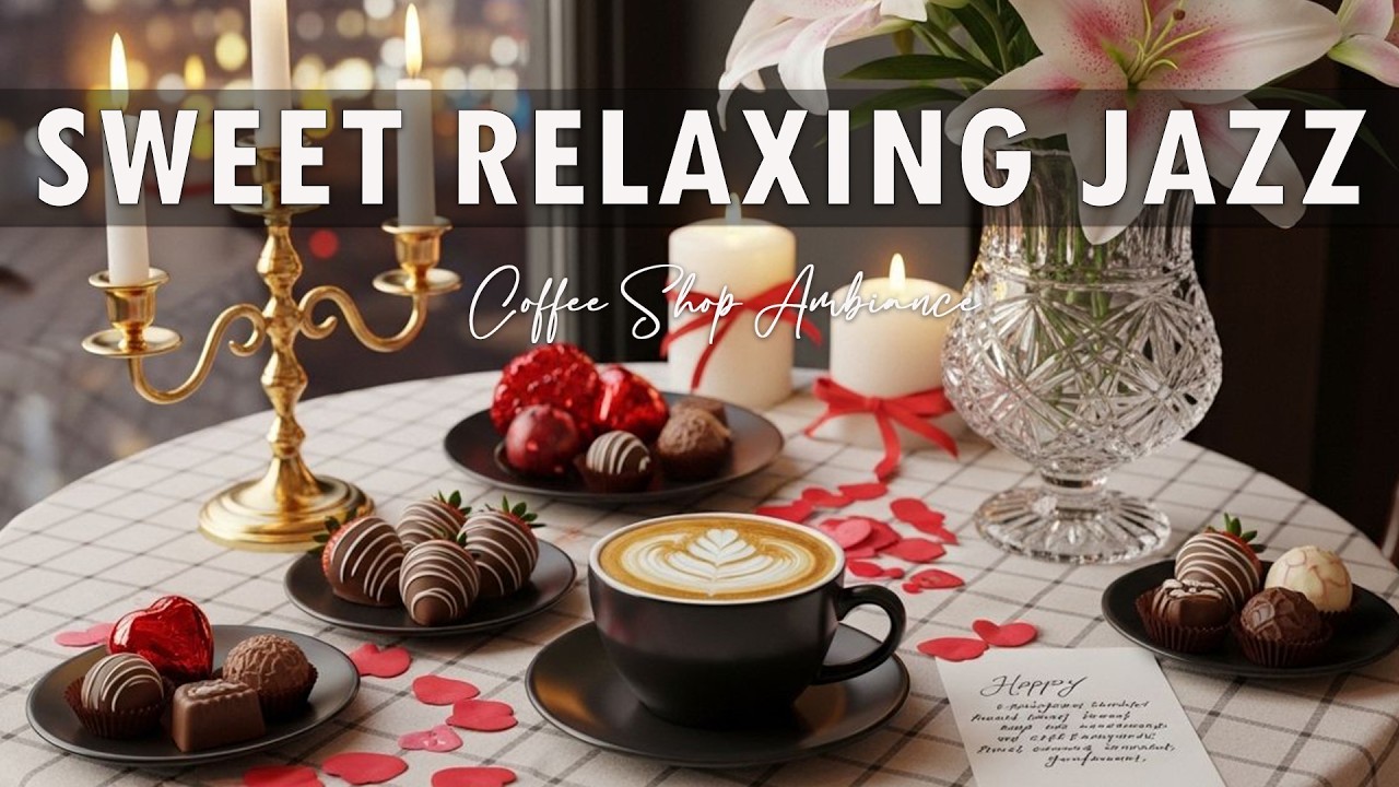 Sweet Relaxing Jazz ☕ Bossa Nova Piano - Coffee Shop Ambience for Start the Morning.