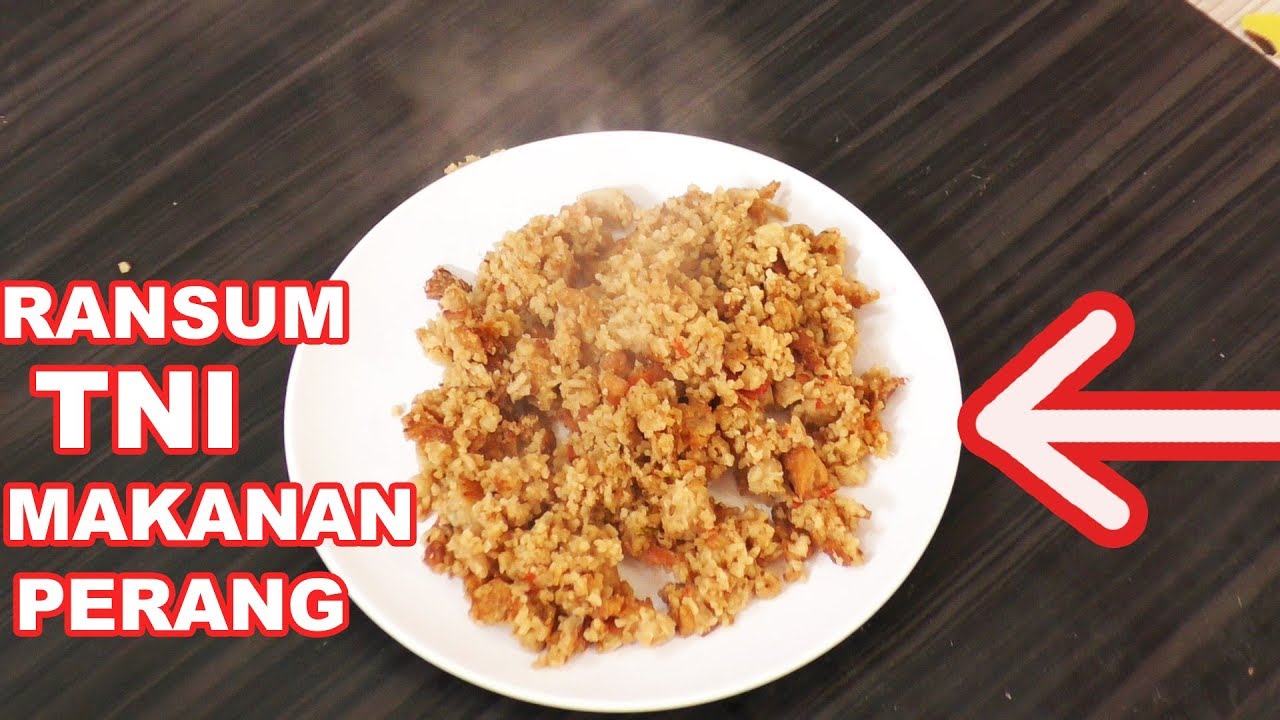 UNIK MAKANAN TENTARA COCOK UNTUK SURVIVAL (RANSUM TNI)