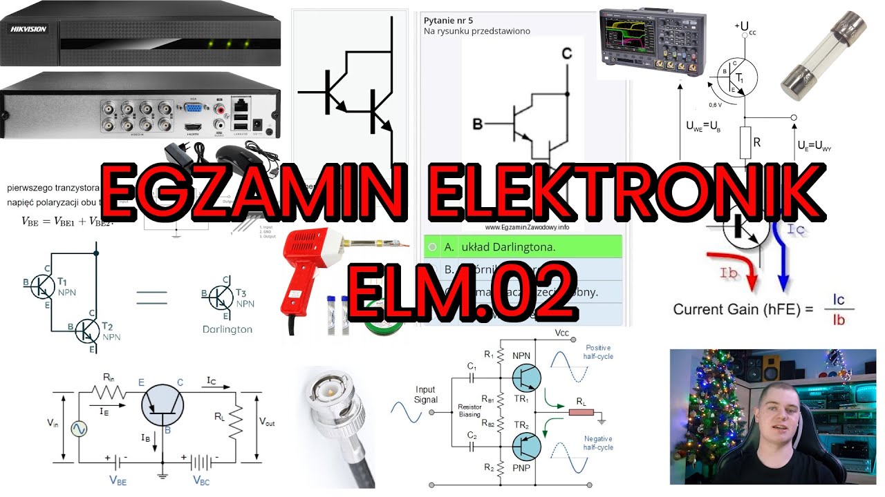 Omówienie testu ELEKTRONIK ELM.02 ELM2 2019 czerwiec - egzamin zawodowy + jak się uczyć elektroniki?