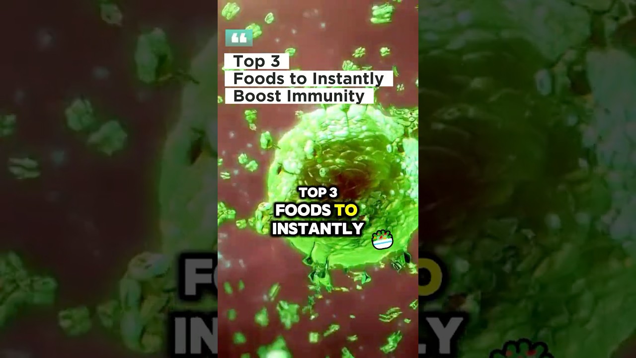 Top 3 Foods to Instantly Boost Immunity